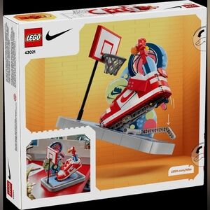 LEGO Nike Red and White Basketball Shoe Set 43021 Limited Edition Nike Collab